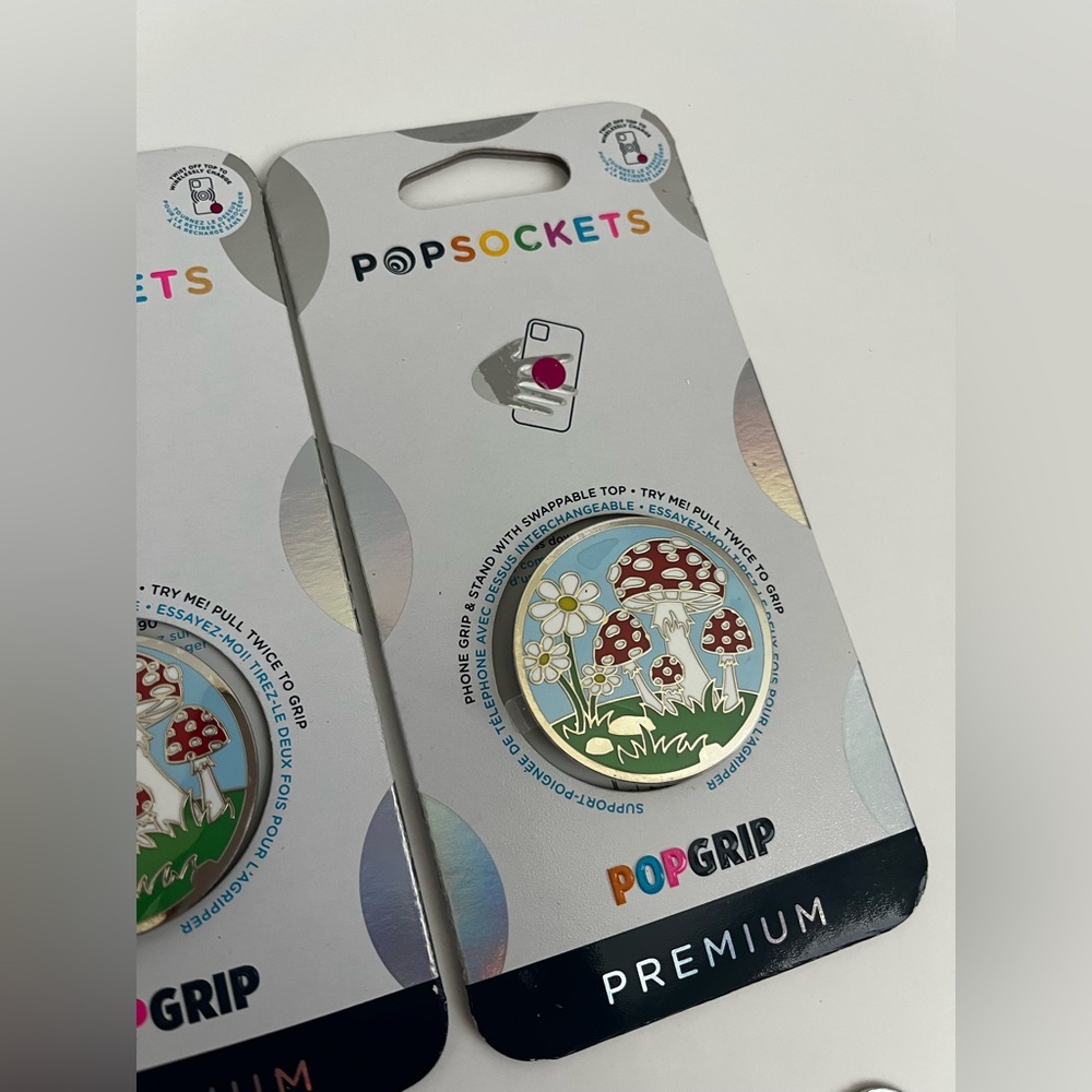 PopSocket Premium Phone Grip - Mushroom Design